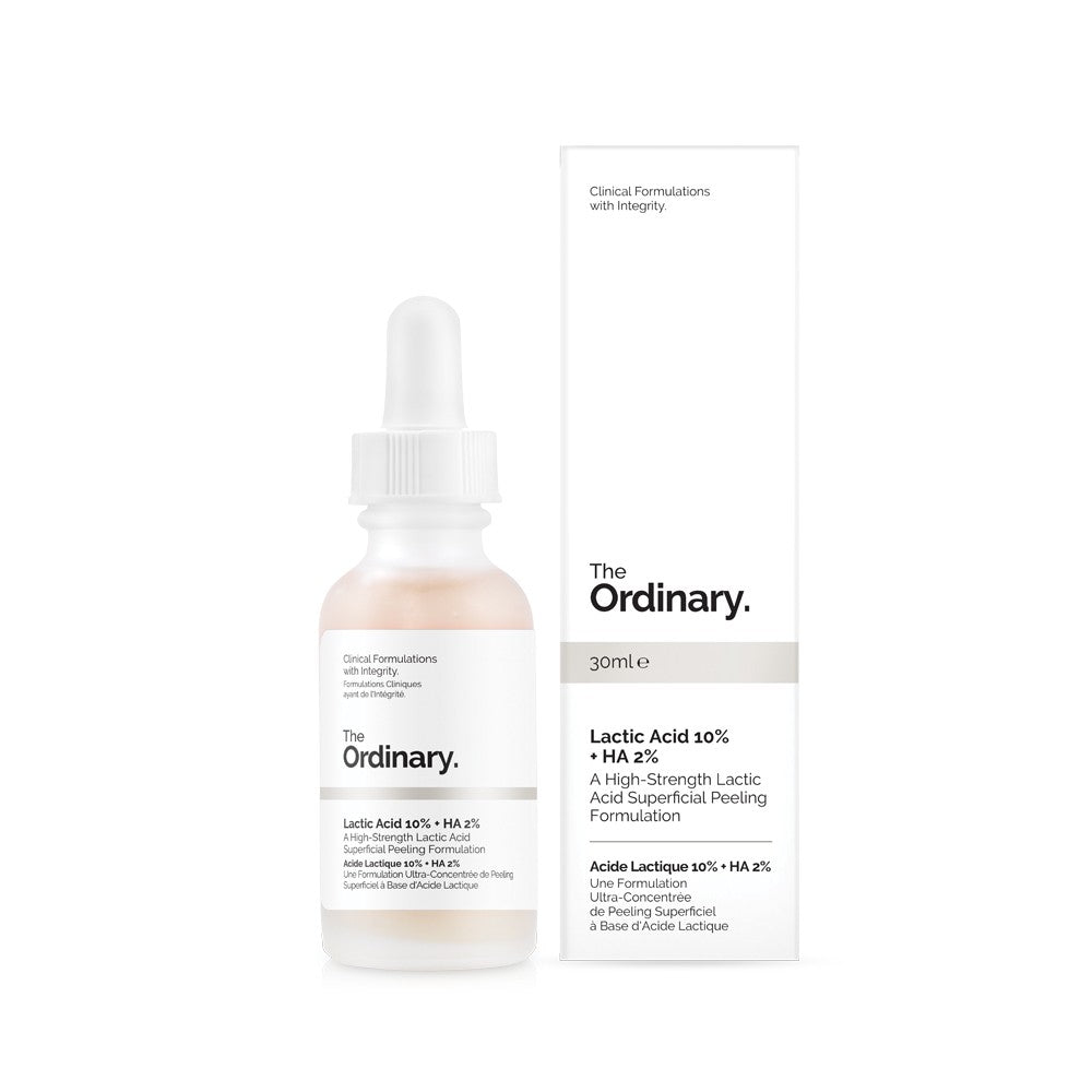The Ordinary Lactic Acid 10% + HA 2% 30 mL Front View