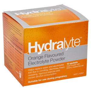 Hydralyte Powder Orange 5G X 10 Display View