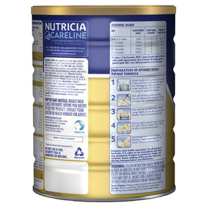 Aptamil Gold+ 1 Infant Formula 0-6 Months 900g Back View