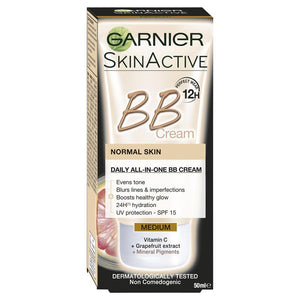 Garnier Miracle Skin Perfector Daily All-in-One Moisturiser Medium SPF15 50mL Front View