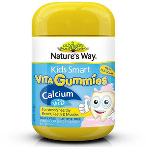 Nature's Way Kids Smart Vita Gummies Calcium 60 Pastilles Front View