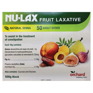 Nulax Fruit Laxative 500g Front View