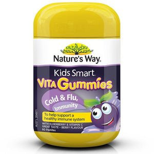 Nature's Way Kids Smart Vita Gummies Immunity 60 Pastilles Front View