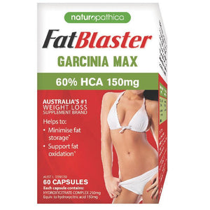 Naturopathica Fatblaster Garcinia MAX 60 Capsules Front View