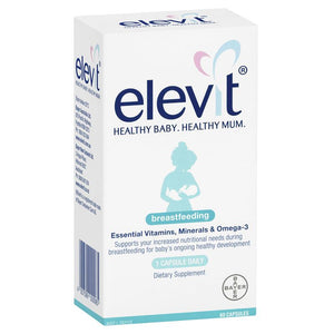 Elevit Breastfeeding Multivitamin Capsules 60 Pack (60 Days) Display View