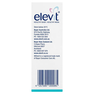 Elevit Breastfeeding Multivitamin Capsules 60 Pack (60 Days) Back View