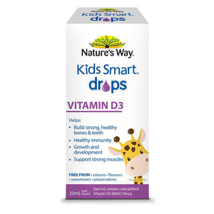 Nature's Way Kids Smart Drops Vitamin D 20ml Front View