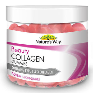 Nature's Way Beauty Collagen 40 Gummies Front View