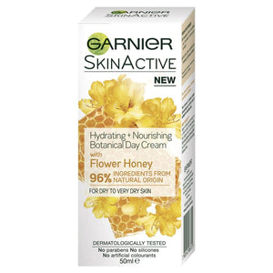 Garnier Skin Active Nourishing Day Cream With Flower Honey 50ml Front View
